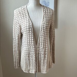 Eddie Bauer Hand-crocheted Sweater Size XL